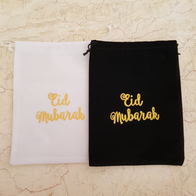 (KS13) Pouch/Tas Souvenir Eid Mubarak/Idul Fitri