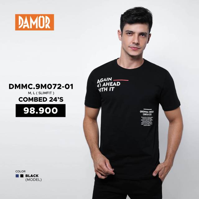 Kaos cowok slim fit/kaos pria original/kaos damor