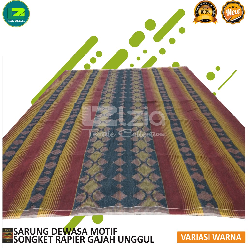 SARUNG DEWASA MOTIF SONGKET GAJAH UNGGUL PREMIUM