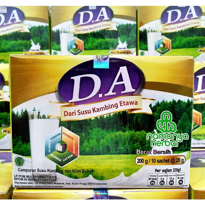 

SUSU KAMBING ETAWA D.A PLUS KOLOSTRUM | SUSU KAMBING DA PREMIUM | 10sc