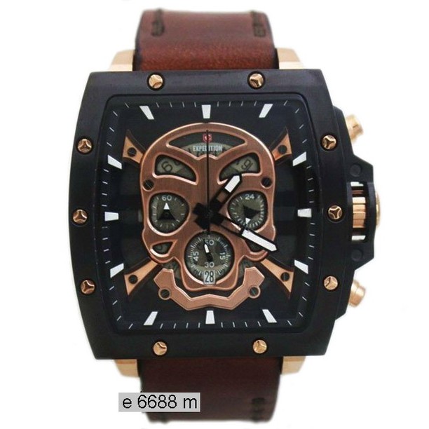 jam tangan pria - EXPEDITION TENGKORAK 6688