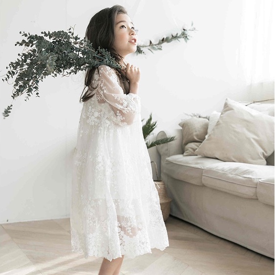 DR20-Dress Gaun Pesta Anak Perempuan Import PURITY