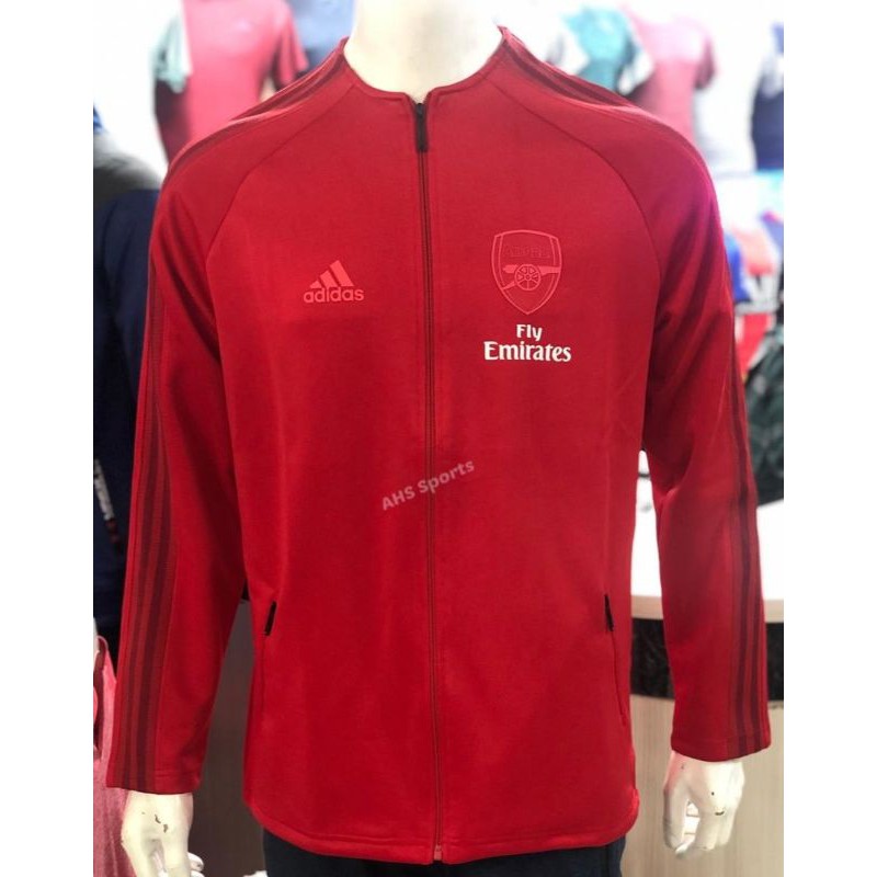 JAKET ARSENAL TRAINING MERAH 20 21 2020 2020 2021 HOME RED MIDLAYER GO GRADE ORI THAILAND