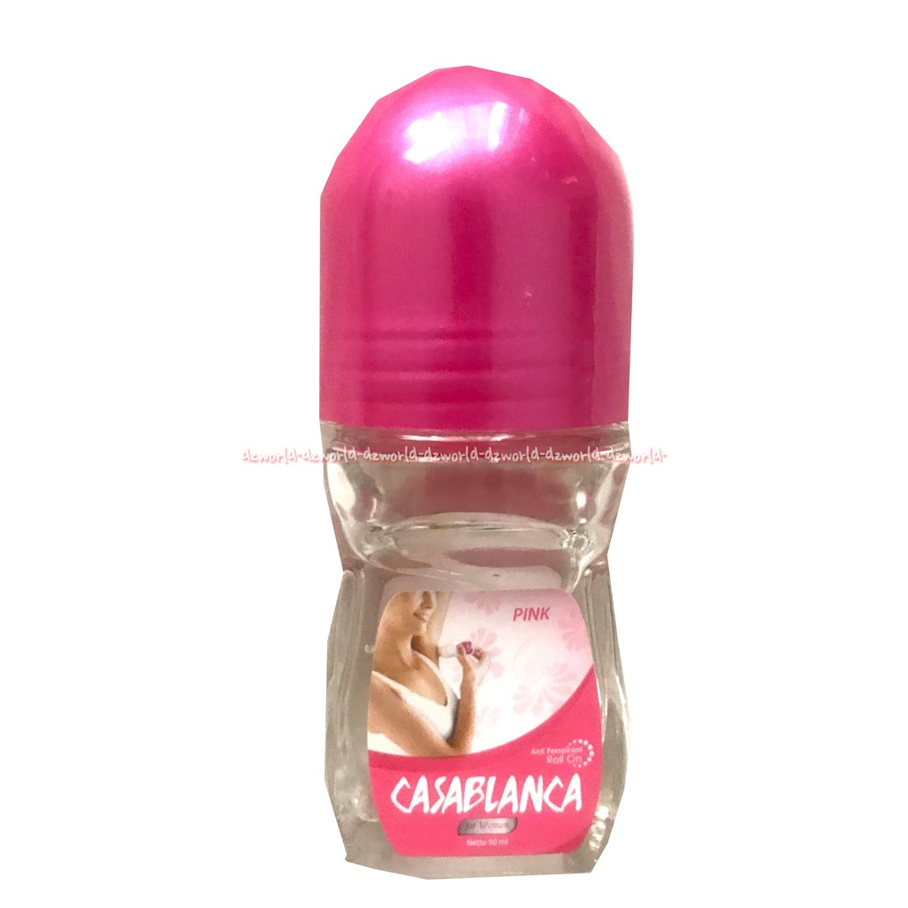 Casablanca Roll On Deodoran Casablaka Kasablanka Pink 50ml