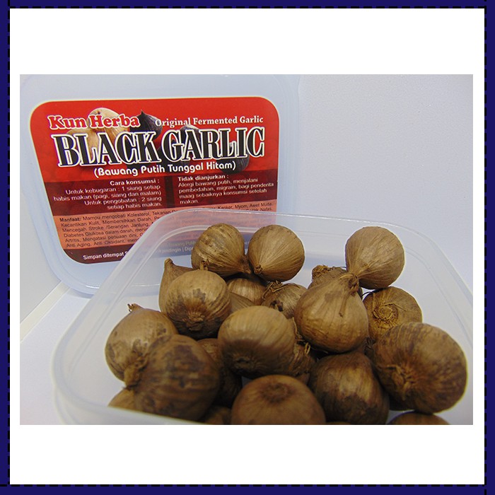 Black Garlic Tunggal 150 Gram Bawang Putih Hitam Tunggal Lanang Shopee Indonesia