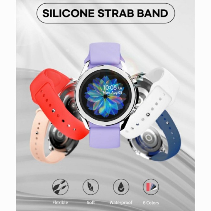 Strap Samsung Galaxy Watch 1 2 3 4 Silicone Band TALI Jam GOOSPERY Original