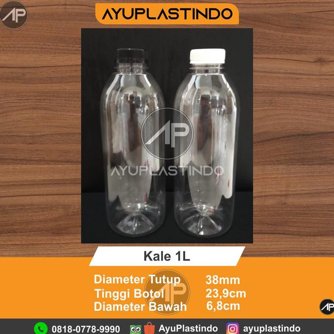 READY COD Botol kale 1 liter/ botol plastik 1 liter PROMO SPECIAL