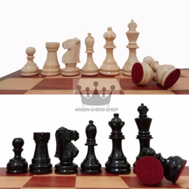 Bidak Buah Catur Kayu Model Jakarta Menteri 2 Standar Internasional