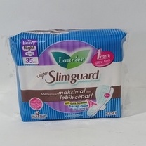 Laurier SlimGuard Night ( Wing 35CM isi 8 Buah pembalut malam untuk wanita ) (no.17)