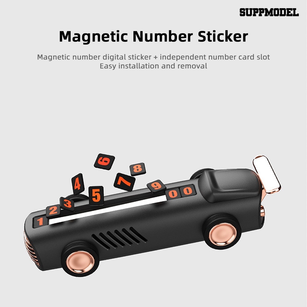 Plat Nomor Telpon Magnetik Untuk Parkir Sementara Mobil