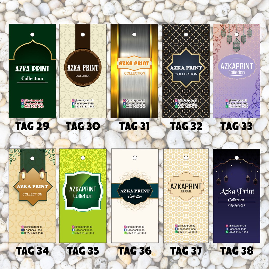 

Hangtag Custom 4x8cm, 260gr, Label, HANG TAG