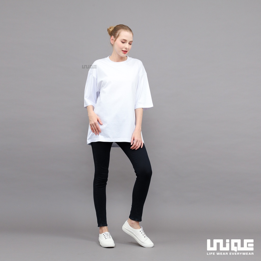 UNIQUE - (Basic Series) Kaos Polos Oversize Basic White