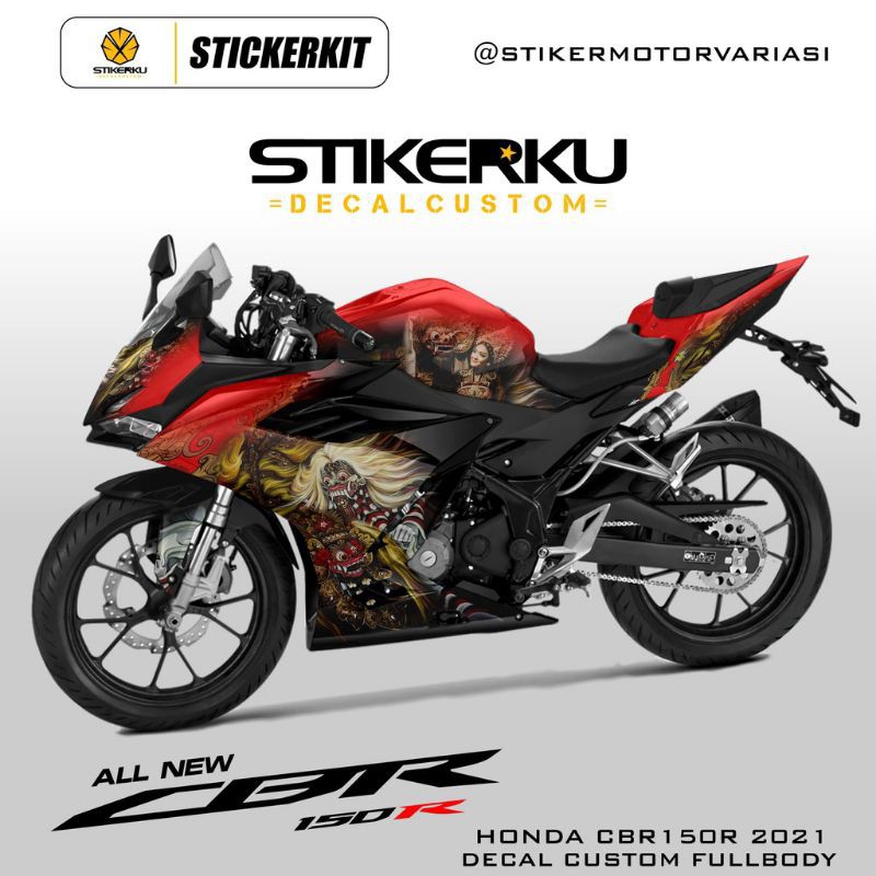 striping decal all new CBR 150R 2021/ decal CBR 150R new /sticker decal CBR 150R new 2021