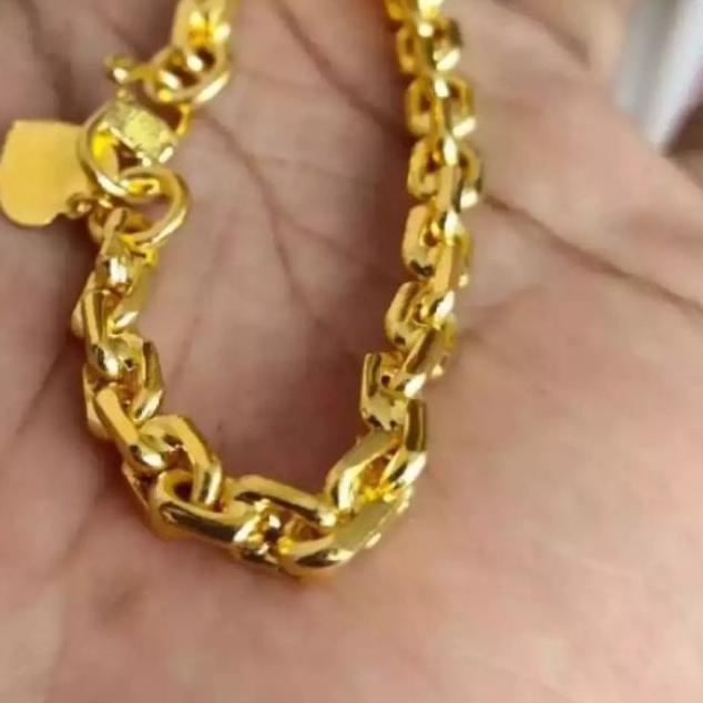 ◌ gelang rantai medan lapis mas 24k ◙