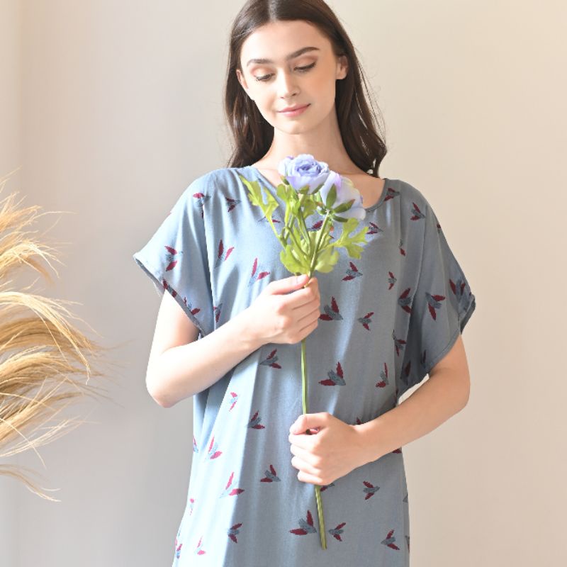 Daster Rayon HABEL NON BUSUI Panjang Semata Kaki-Habel 15