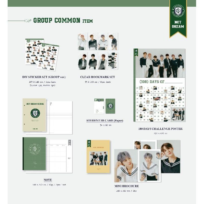 [Sharing]B2S Back To School Kit NCT DREAM Mark