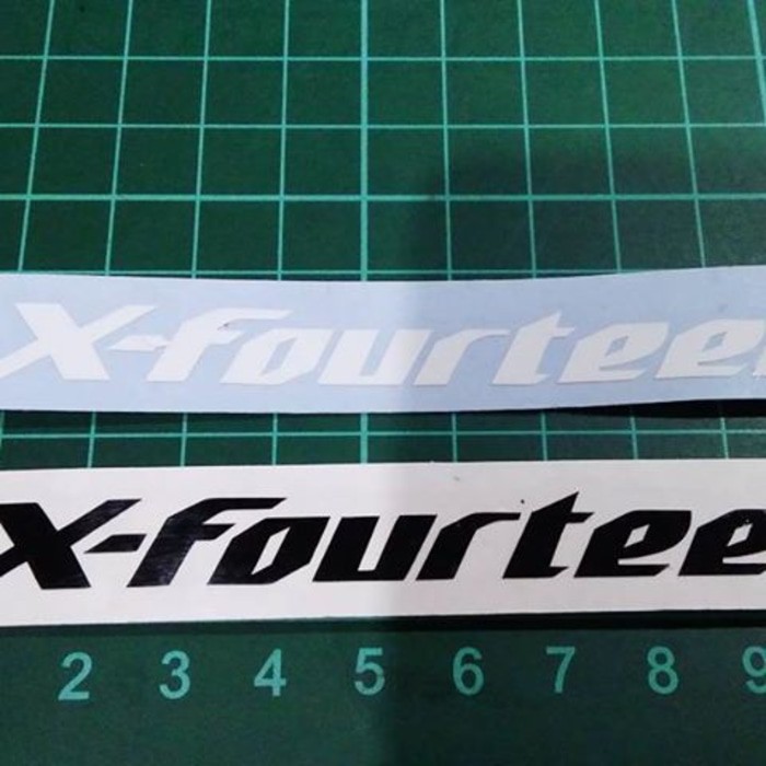 Cutting Sticker X-Fourteen 10cm x14 shoei
