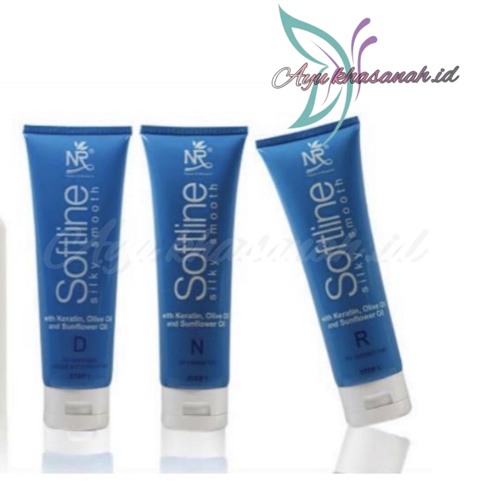❤️Ayu khasanah.id❤️ NR Softline Silky Smooth / Smoothing Keratin 250gr Step.1 Smoothing Rambut / Oba