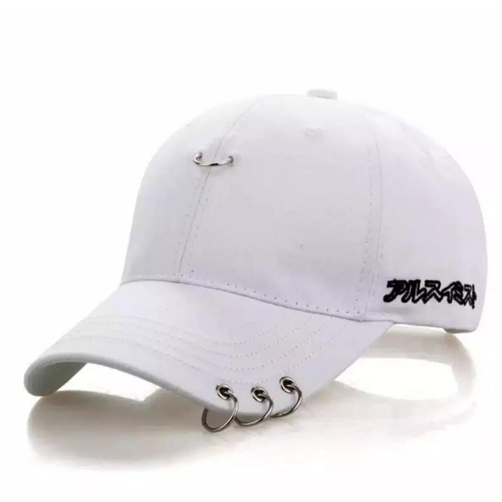 Topi Basebal Cincin kpop / topi anting tengah / topi baseball / topi pria / topi wanita / topi korea