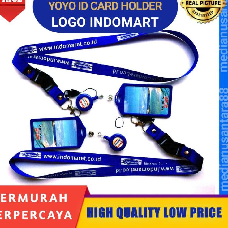 

❖9.9❖ Indomart Lanyard Tali Gantungan ID Card Holder Paket Lengkap Yoyo ID Card Indomaret