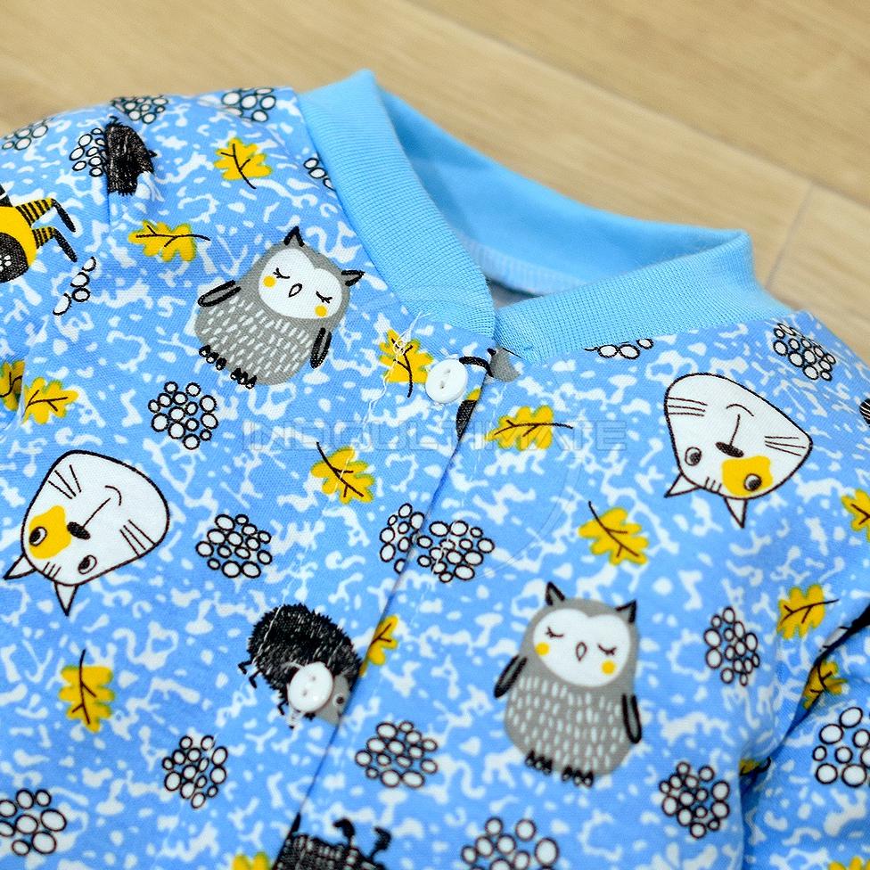 Jumsuit Bayi Kaki Tutup Jumper Bayi Newborn Baby Leon Ds-119 Jumpsuit Panjang Kaki Tutup