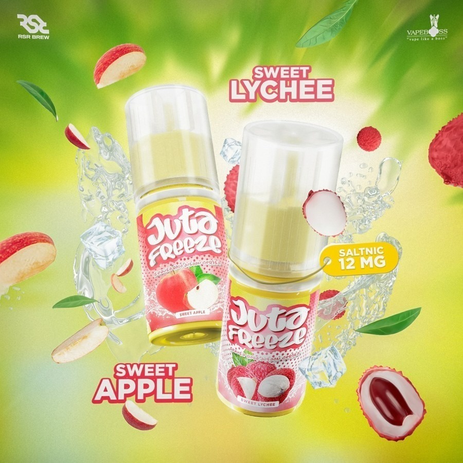 JUTA FREEZE 30ML LIQUID JUTA FREEZE LYCHEE &amp; JUTA FREEZE APPLE LIQUID