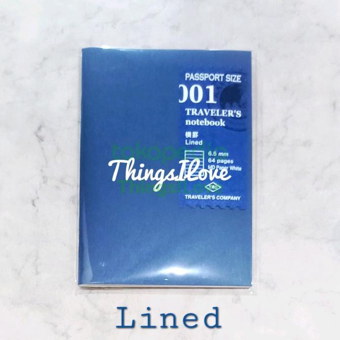 

Office & Stationery | Buku Tulis | Midori Traveler'S Notebook Passport Refill - 001 Lined | Best Seller