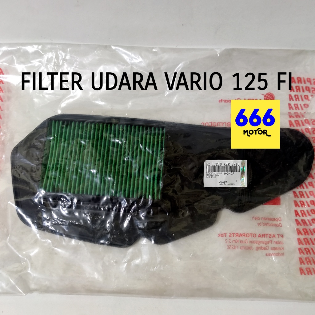 FILTER UDARA VARIO 125 FI SARINGAN KARBURATOR ASPIRA (H2-17210-KZR-1710)