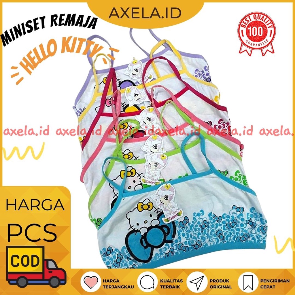 MINISET ANAK REMAJA SD SMP SMA BAHAN KATUN TANPA BUSA ESSEN- AXELA