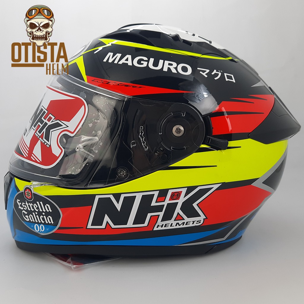 Helm Full Face Nhk Gp Prime Gp Edition Sergio Garcia Black