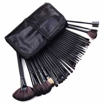 Kuas Make Up Wanita Set 32 10 4 Brush Make Up Pembersih Make Up