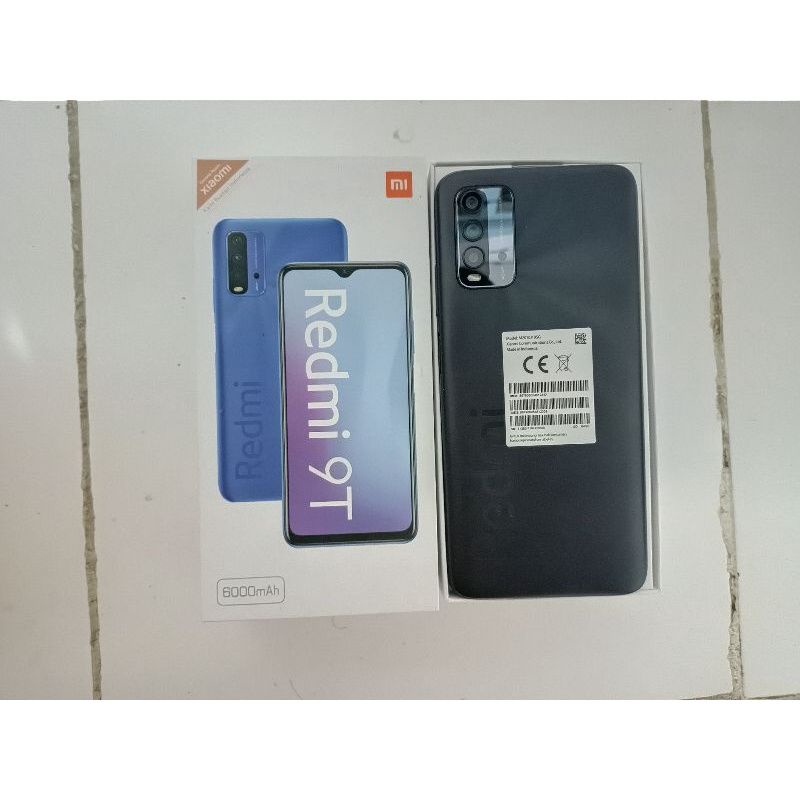 Redmi 9T Ram 4/64 GB second like new. (grade A) fullset ACC original no minus