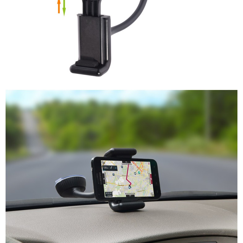 BT8112 Handsfree with Bluetooth Function Car Charger Windshield Mount Phone Holder