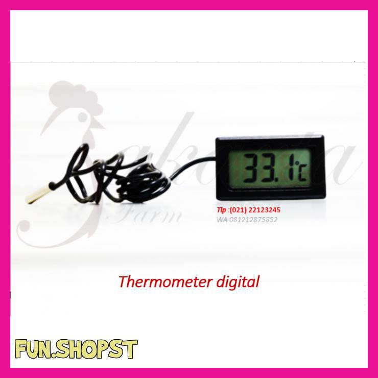 TERMOMETER DIGITAL MESIN TETAS TELUR SD ADA BATERAI