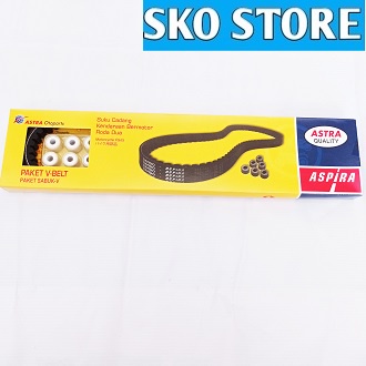 VBelt Set H2-231PA-K44-1200 Aspira ORIGINAL Vanbelt Vanbel V belt V-belt + Roller BEAT ESP, BEAT POP ESP Murah