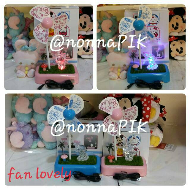 Mini Fan / Kipas Angin Sanx / Kipas Angin Disney/ Kipas Angin USB Kitty Doraemon Thomas