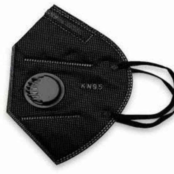 masker KN95 black alkindo ventilator. Reg. bnpb