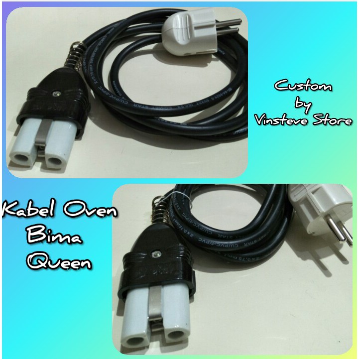 Kabel Oven kue lapis Bima Queen Black Cable