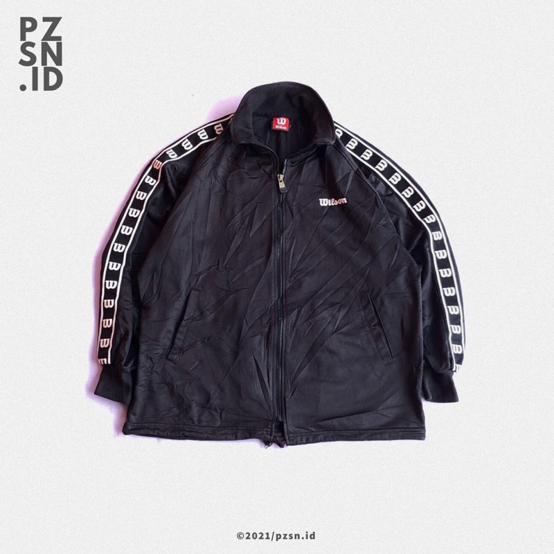 Jaket Training / Tracktop Wilson Full Taped Second Original