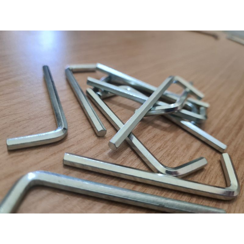 Kunci L Tool Tools Ukuran Nomor Size 4 mm 4mm Segi Enam Mur Baut