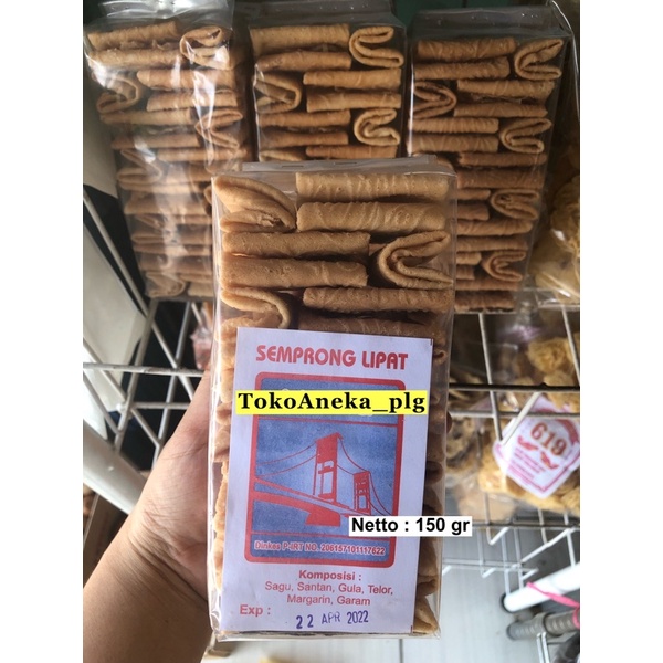 

Kue Semprong Lipat Palembang 300g & 150g