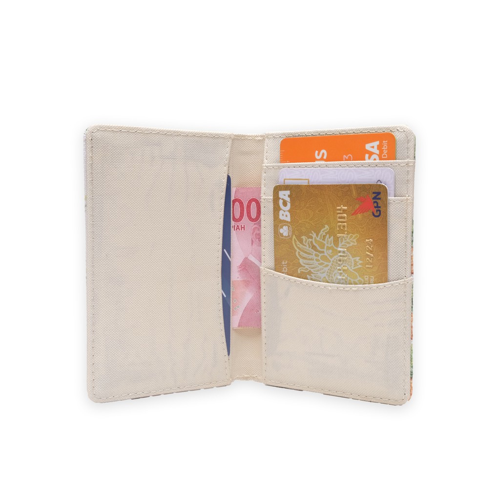 INVDK Dompet Kartu pria Card Holder Pria Lipat Dua Slim