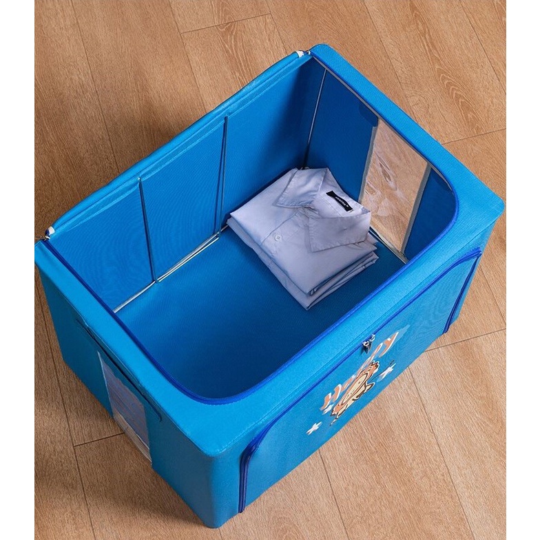 Storage Box Organizer Pakaian Jumbo Countainer Keranjang Kontener 66 Liter Karakter Kotak Tempat Penyimpanan Baju Bayi Selimut Serbaguna