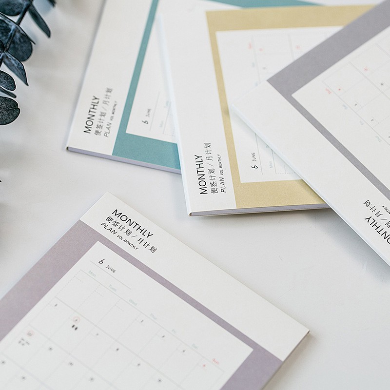 

Easy Sticky Monthly Planner (Buku Tulis)