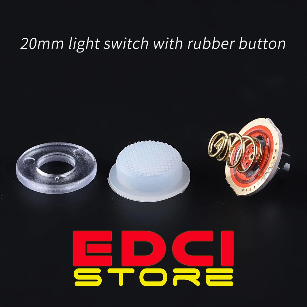 Set Switch 20mm Dengan LED untuk Senter Convoy M21A, L21B, M21C, L21A