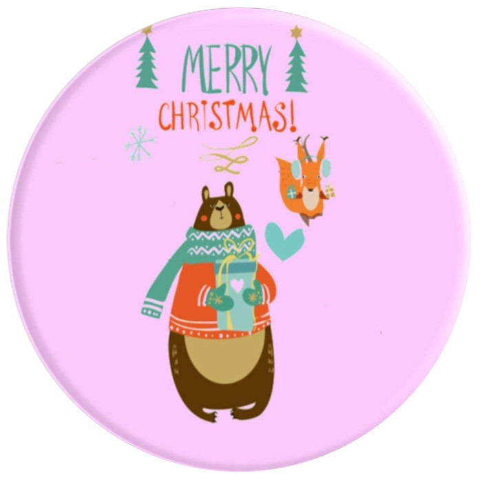 Popsocket Motif Christmast New Year Motif Karakter