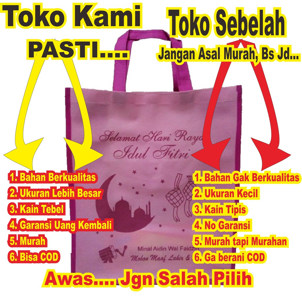 

PROMO Tas Parcel Lebaran / Tempat Bingkisan Lebaran / Idul Fitri / Ramadhan / Goodie Bag / Murah