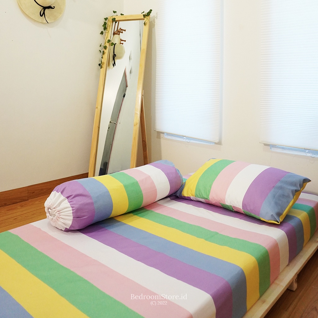 SPREI AESTHETIC MOTIF BUBBLEGUM | ALA KOREA SUDAH TERMASUK SARBAN SARGUL