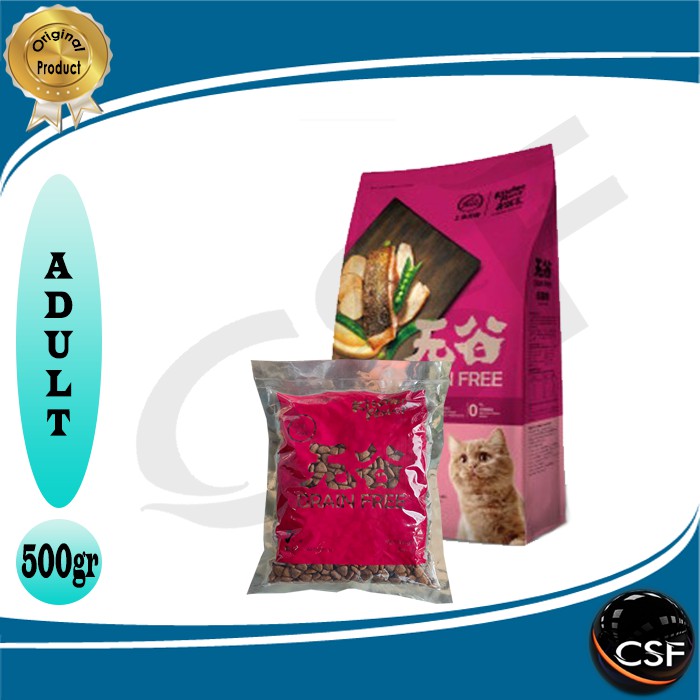 Makanan Kucing Premium KITCHEN FLAVOR 500g -  Adult