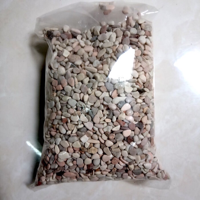 Batu Hias Koral Sikat Pancawarna Hiasan Pot Tanaman Taman Aquarium 1kg